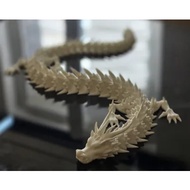 3D printed Asian Dragon toy model, children's toy model, fire dragon model
