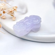 【招財神獸】紫羅蘭翡翠貔貅擺飾 | 天然緬甸玉翡翠A貨