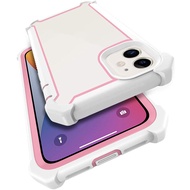 for iPhone 17 Pro Max Case, Luxury Transparent 2 Layer Shockproof Clear Back Case for iPhone 17 Air/