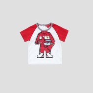 FERRARI เฟอร์รารี่ เสื้อยืดแขนสั้น รุ่น INFANT BOY DRIVER PRINT T-SHIRT WHT