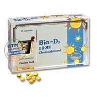 Bio-D3 800IU 80's Cholecalciferol HTM Pharmacy