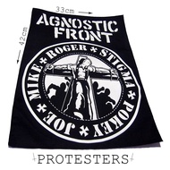 AGNOSTIC FRONT HARDCORE BACKPATCH