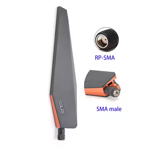 2.4G 5G 5.8G dual bands frequency signal enhanced omnidirectional antenna SMA suitable for ASUS GT-A