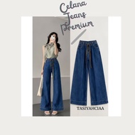 Imported Navy Garment Cutbray Jeans 10323-3
