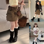 MAX BABY Children's Skirt Short Cargo Style There Is A Pants Lining. Girls' Fashion (2051)