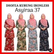 Dsofea Kurung Ironless Asyiraa 37 Clearance Baju Tak Payah Gosok Sedondon Raya Nursing Friendly Plus Size