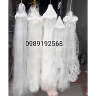 Lưới 3 lớp then 2 cao 80cm dài 80m đánh cá rôdiếc (cam kết bán hàng chất lượng có bảo hành)