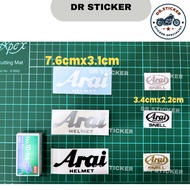 ARAI SNELL HELMET STICKER KECIL ARAI HELMET SMALL CUTTING BIG CUTTING