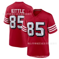 NFL Football Jersey 49 People 85 Red Retro 49ers George Kittle Jersey