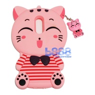 Beauty Pink Cat Case 3D For Xiaomi Redmi 5 Plus Silicone 3D Silicone Ultrathin Jelly Case Air Case /