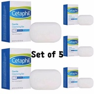 ( Set of 5 ) Wholesale Cetaphil Gentle Cleansing Antibacterial Soap Bar 127g