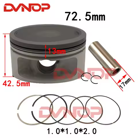 72.5mm Piston Ring Gasket Assy Fit For 300cc Engine Jinling JLA-931E Feishen Buyang FA-D300 H300 YP3