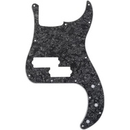 Musiclily Pro 13-hole Precision Bass PB Pickguard for 5-string Fender Mexican Bass, Black Pearl 4P