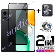 HONOR Play10 4G 2in1 Private Screen With Lens Film For Honor Play 10 Play10 4G 2025 Privacy Screen P