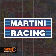 Martini Racing Sticker Size 8.5 x 3.5 Cm