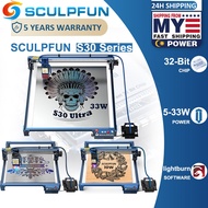 SCULPFUN S30 Series Laser Engraver S30/S30 Pro/S30 Pro Max/S30 Ultra Cutting&Engraving Wood/Metal/Ac