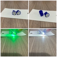 T10 4 Led Turn Signal Lights, Colorful Rotating Flash Mode, 2 Pieces