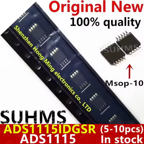 (5-10piece)100% New ADS1115IDGSR ADS1115IDGS ADS1115 MSOP-10 Chipset