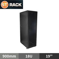 ST RACK FS1869 Floor Standing Rack Enclosure 19'' - 900mm DEPTH (18U)