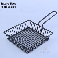 Multi-Functional Food Basket 304 Stainless Steel Fries Chicken Potato Wedges Fast Food Holder