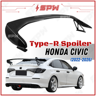 Honda Civic FE (2022-2026)  FL5 Type-R Spoiler Rear Spoiler Lip ABS Rear Trunk Lips GT Wing Tip Glos