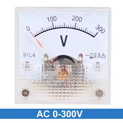 91L4 Pointer type AC voltmeter 91L4-300V250V450V500V generator voltage volt meter head