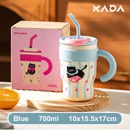 KADA Tumbler Hot and Cold with Straw Vacuum Insulated Stainless Steel Water Bottle for Gift