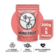 ORGANIC FIELDS Monk Fruit Sweetener with Erythritol