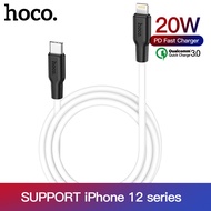 HOCO 1M X21 Plus USB CสายLightningสายสำหรับiPhone 12 Mini Iphone 12Pro Max PD20W Fast Charging Type CสายIphoneข้อมูลสายเคเบิลสำหรับMacbook Pro