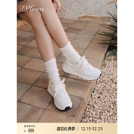 73hours Women's Shoes Comfortable Definition 25 Autumn New Style Thick-Soled Sports Casual Shoes Sma