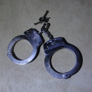 Borgol Tangan Handcuffs Gari Polisi Original Asli Nikel Plated Stell