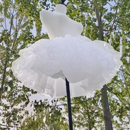 现货~【Ready Stock】 lolita裙撑暴力35cm狗短软纱撑芭蕾风吊带裙内搭夏季蓬蓬蛋糕裙撑Lolita Skirt Support Violence 35cm Dogdsgf