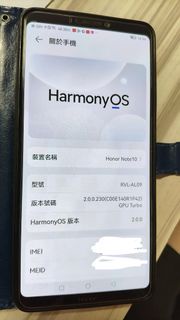 華為 honor note 10