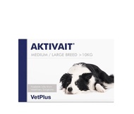 Vetplus Aktivait 中/大型犬用腦活素膠囊60粒