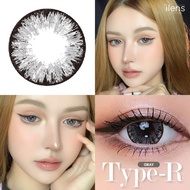 คอนแทคเลนส์ รุ่น Type-r / Tommy สีเทา/สีตาล มีค่าสายตา (0.00)-(-10.00)