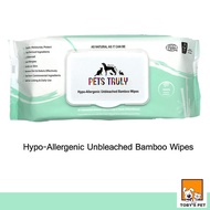 Pets Truly Hypo-Allergenic Unbleached & Organic Bamboo Pet Wipes