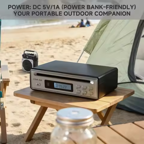 Hi-Fi Portable Bluetooth CD Player Home CD Ripper HiFi Audio CD Player Desktop CD Player With Blueto