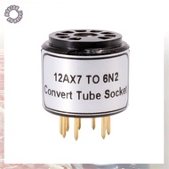 [VNG3]1PC Tube Socket Adapter ECC83 12AX7 to 6N2 6N1 6N6 Converter Vintage Audio DIY