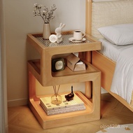 2025 Side Log Creative Style New Style Table Bedside Table Furniture Factory Bedside Table Small Min