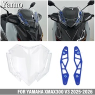 For YAMAHA XMAX 300 250 V3 2025-2026 windshield CNC bracket XMAX V3 fairing decorative bracket acces