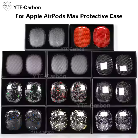 YTF-carbon for For Apple AirPods Max Protective Case Carbon fiber Case AirPods Max Ultra-thin protec