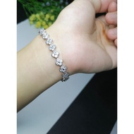 Moissanite Diamond Bracelet PT950 Inlaid 莫桑钻手链PT950镶嵌