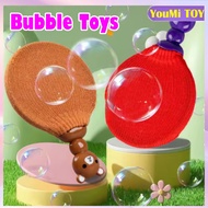 Bubbles Ping Pong Toys Set Kids Table Tennis Racket Bubble Toy Bubble Racket Game Parent-child Game