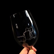 週年紀念日結婚 情人節禮物|天荒地老情侶名字客製紅酒水晶對杯