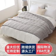 Gravity Blanket Encrypted Solid Color Gravity Blanket Foreign Trade Sleep Arctic Fleece，weightedblan