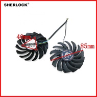 PLD09210S12HH 2pcs/lot 85mm 4pin for MSI GeForce GTX 1650 Super 1660 1660Ti GAMING X Graphics Card F