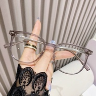 Anti-blue myopia glasses women's Korean version of retro glasses plain myopia glasses frame no degre