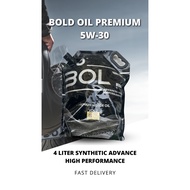 Bold oil 5w-30 fully synthetic 4liter advance high performance engine oil by bold