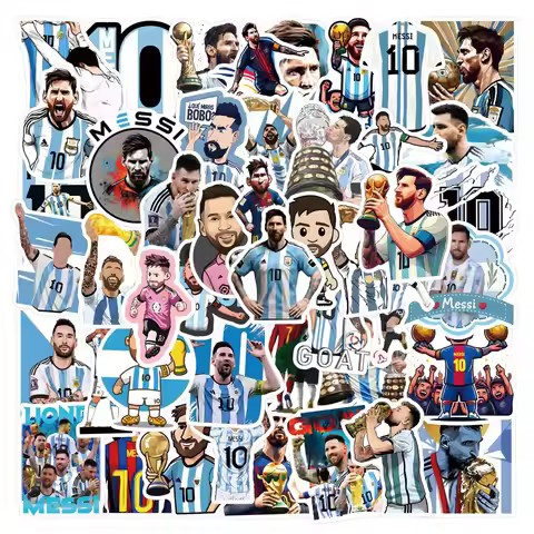 50 Football Waterproof Stickers for Helmet Bicycle Hand Account Pencil Case Decals LanLanStickersWor