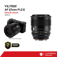VILTROX 27mm F1.2-E AUTO FOCUS LENS FOR SONY E-MOUNT